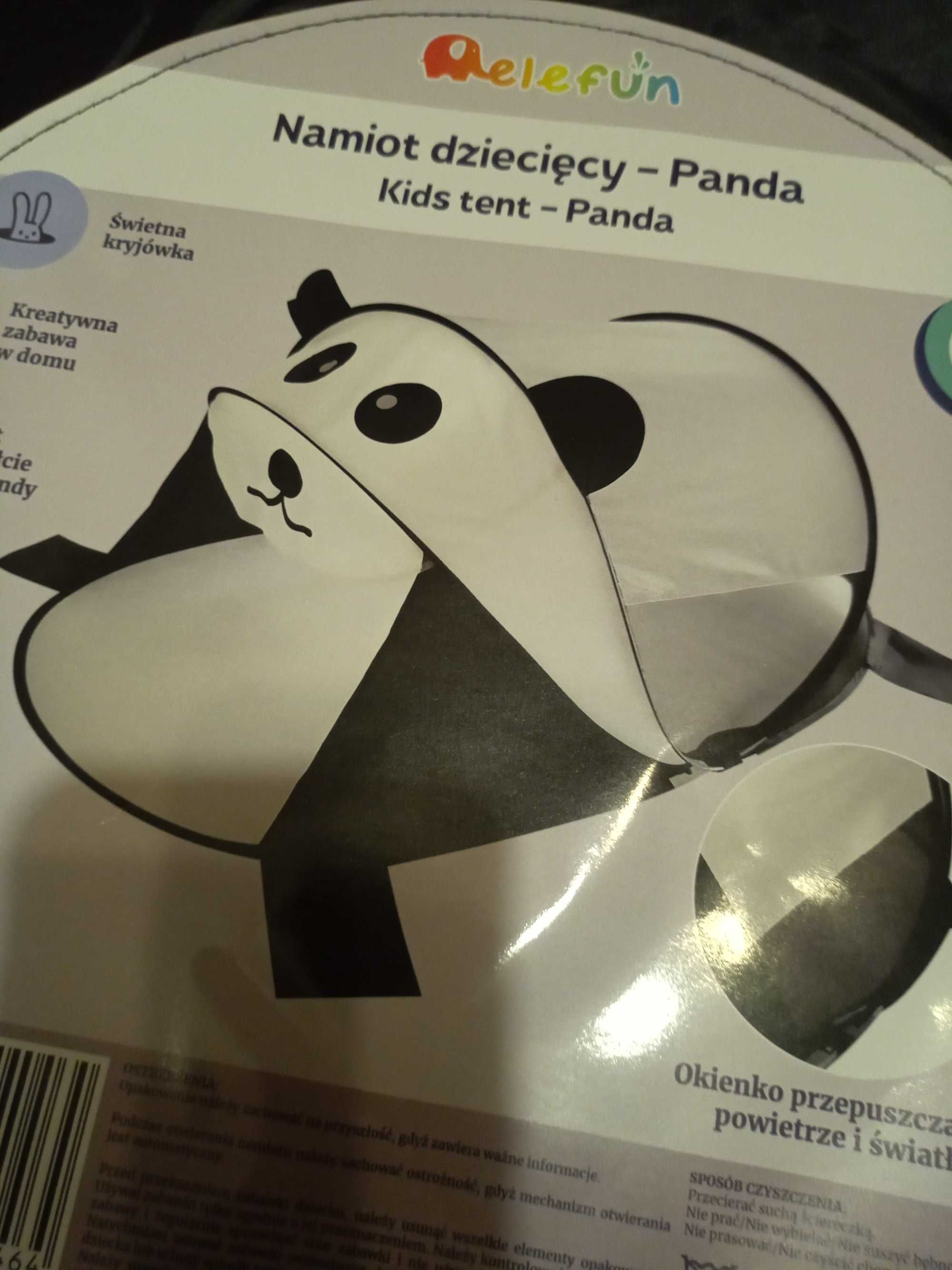 nowy namiot samorozkladajacy sie  dla dzieci panda