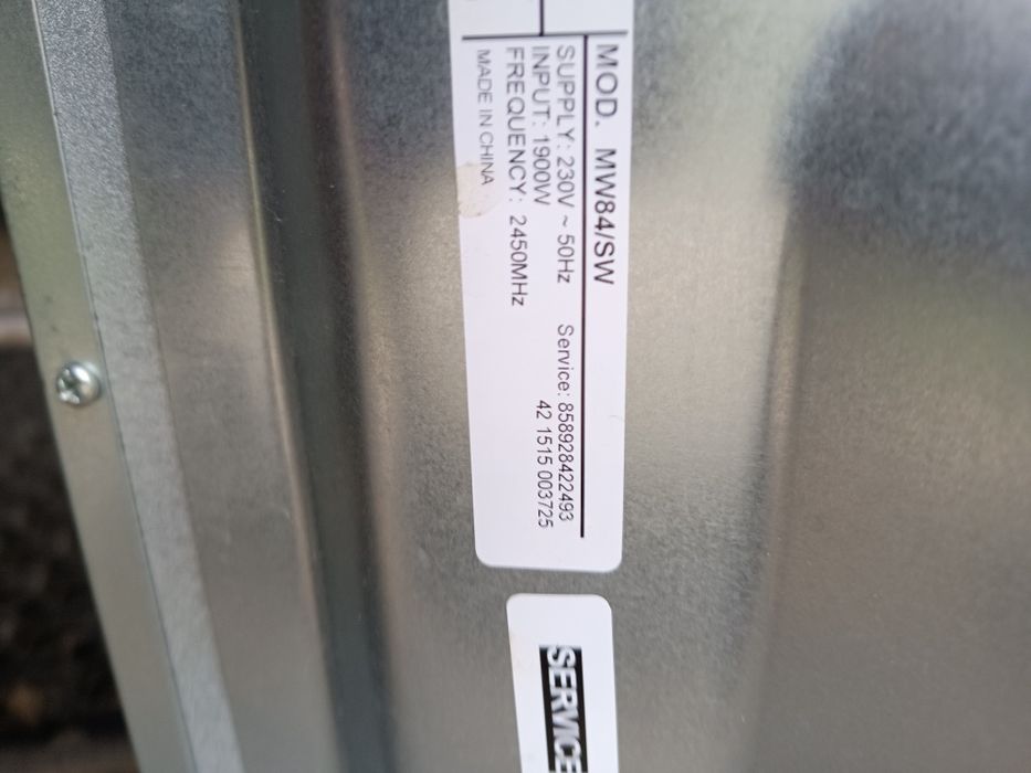 Talerz mikrofali Bauknecht MW84/SW