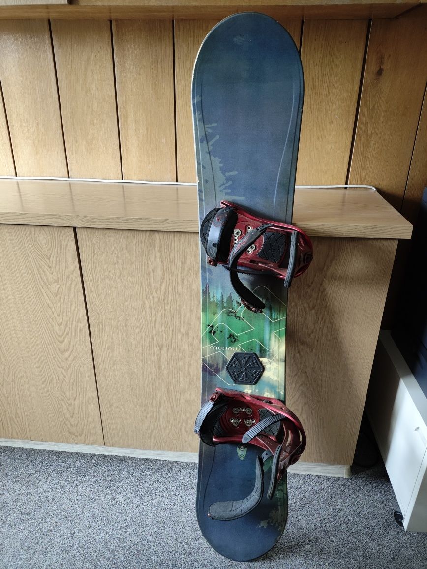 Snowboard Morrow Lithium 159 Wiązania Burton Custom 44