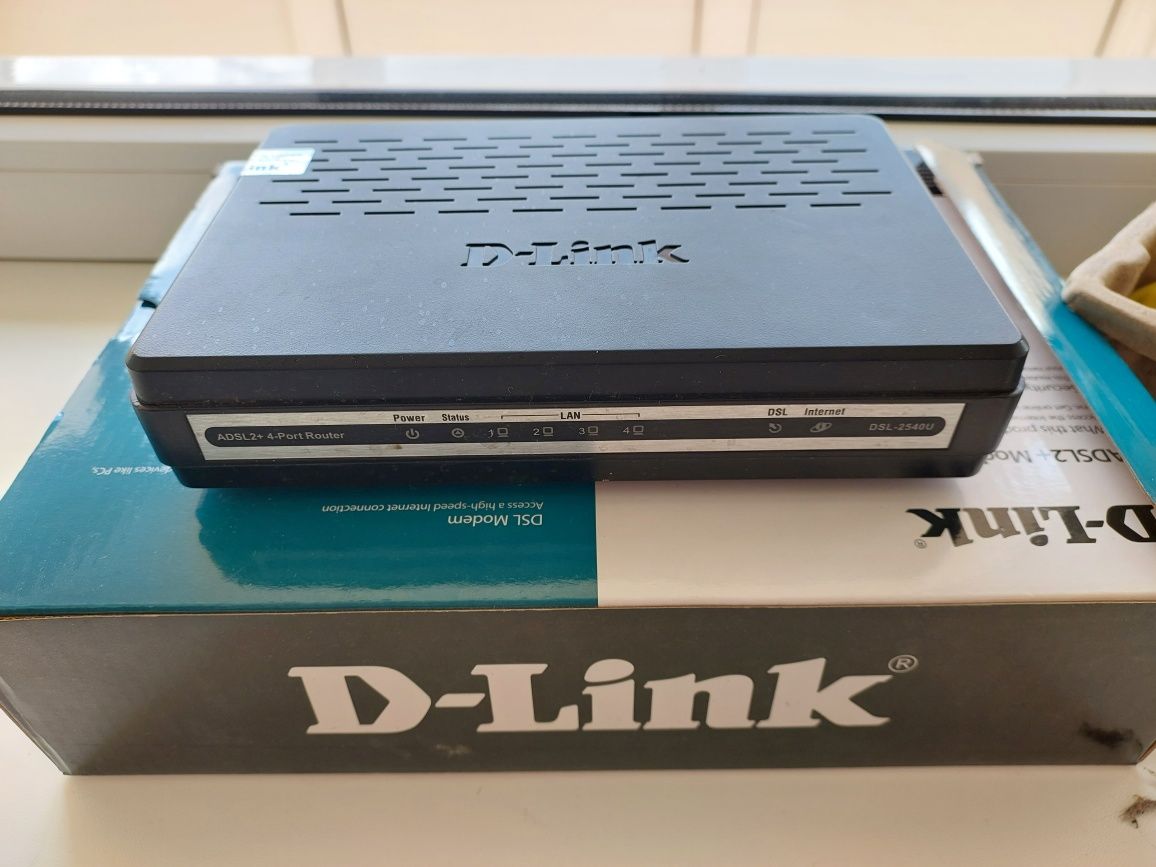 Маршрутизатор Switch D-Link DSL-2540U