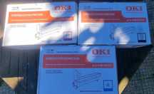 OKI Toners e Tambores amarelo, Azul e Preto (Orig.) C5850/ C5950/MC560