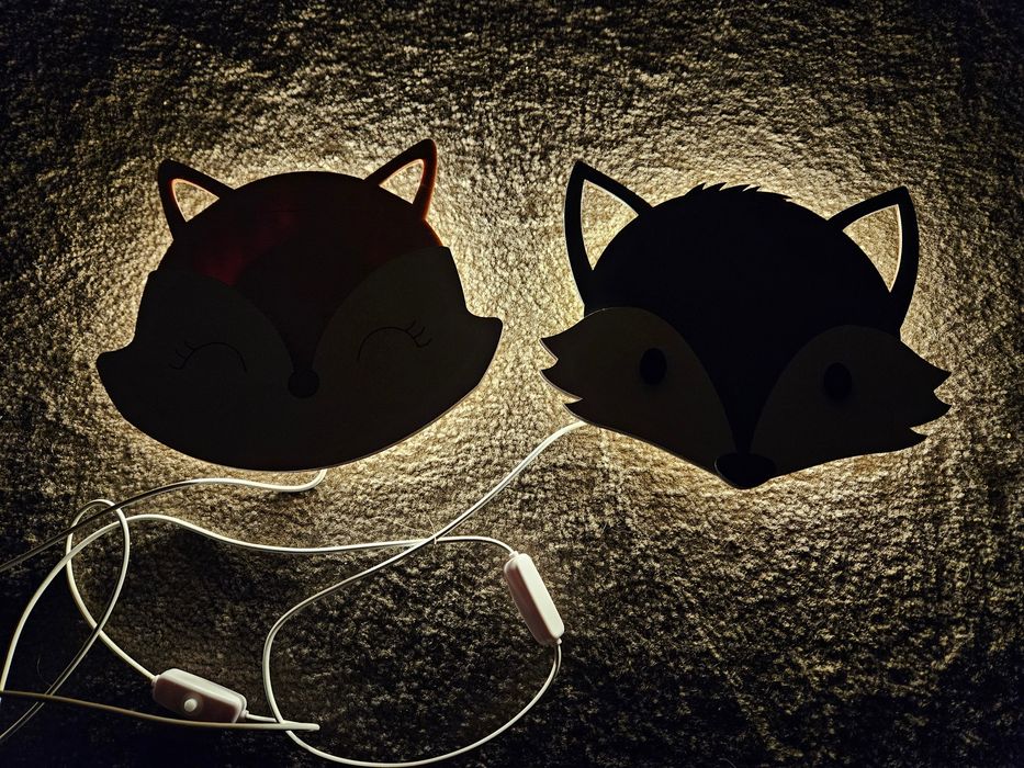 Dwie lampki dziecięce