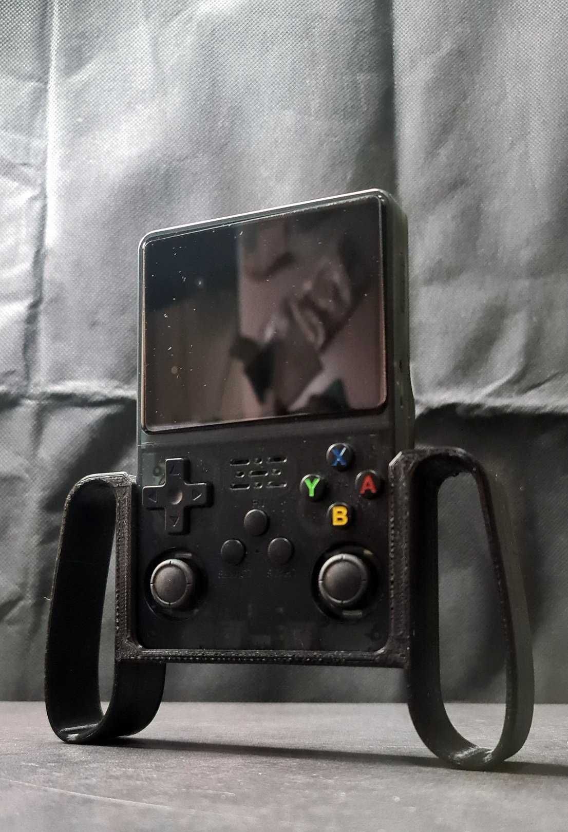 Konsola do gier retro R36S emulator arcade zestaw etui SD 128GB uchwyt