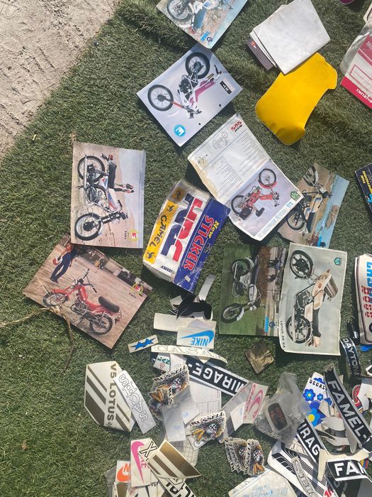 Material de motorizadas antigas
