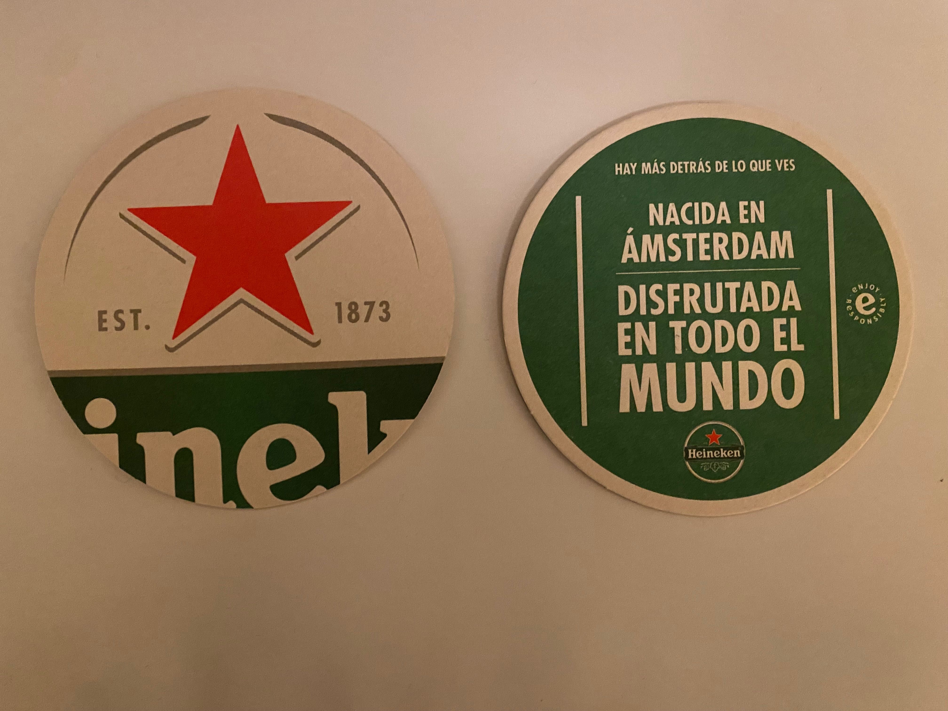 Bases para copos - Heineken - Amsterdam - Cerveja