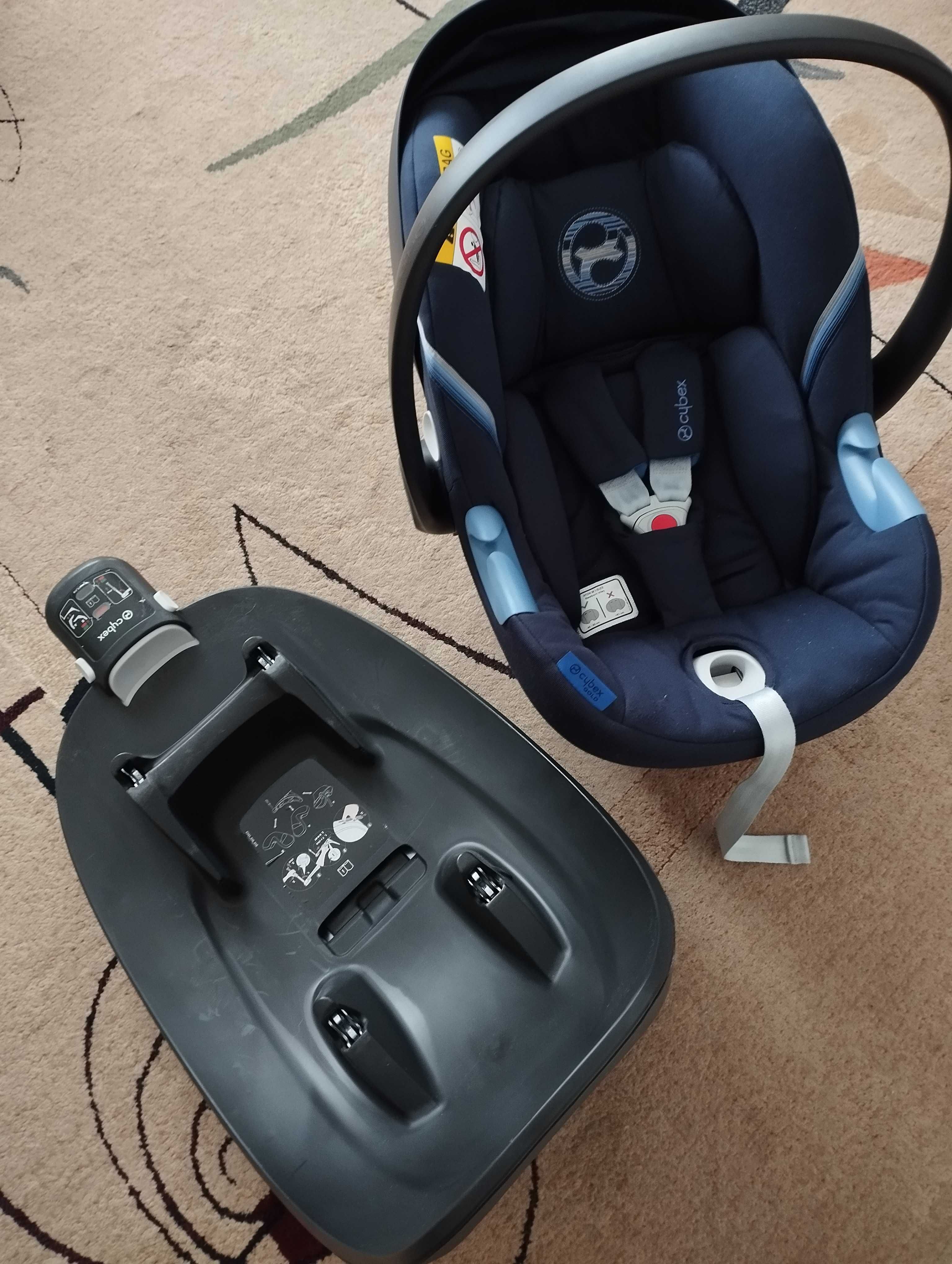 Nosidełko Cybex Aton M wraz z bazą isofix