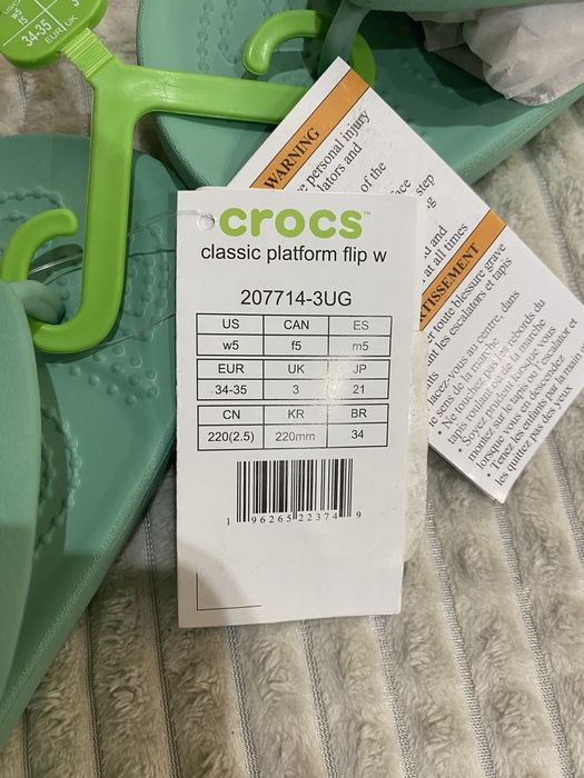 Crocs дитячі шльопанці