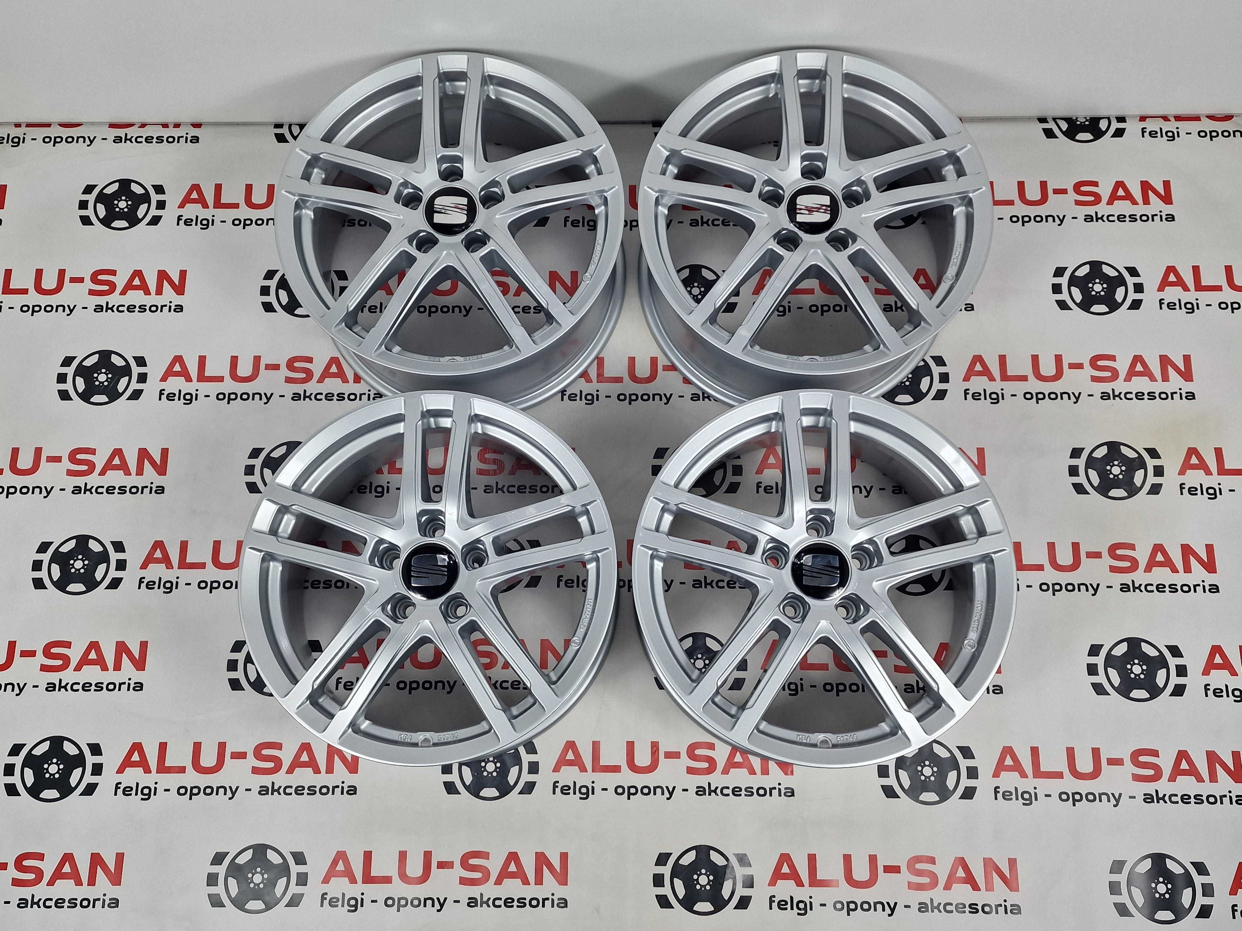 NOWE alufelgi SEAT 17" 5x112 Altea .Freetrack . Ateca . Exeo. Srebrne