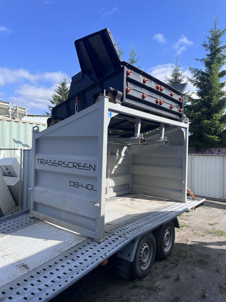 Wynajem przesiewacz wibracyjny do humusu ziemi kruszywa 60 ton/h