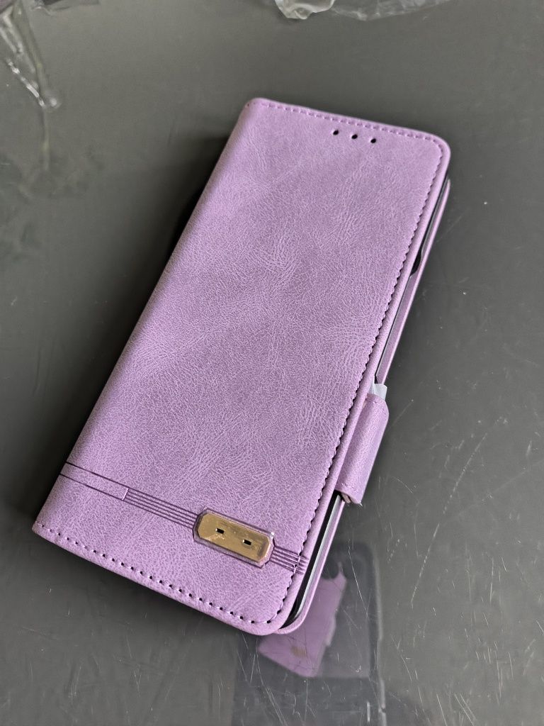 Etui Samsung Z fold 3 fioletowe magnetyczne