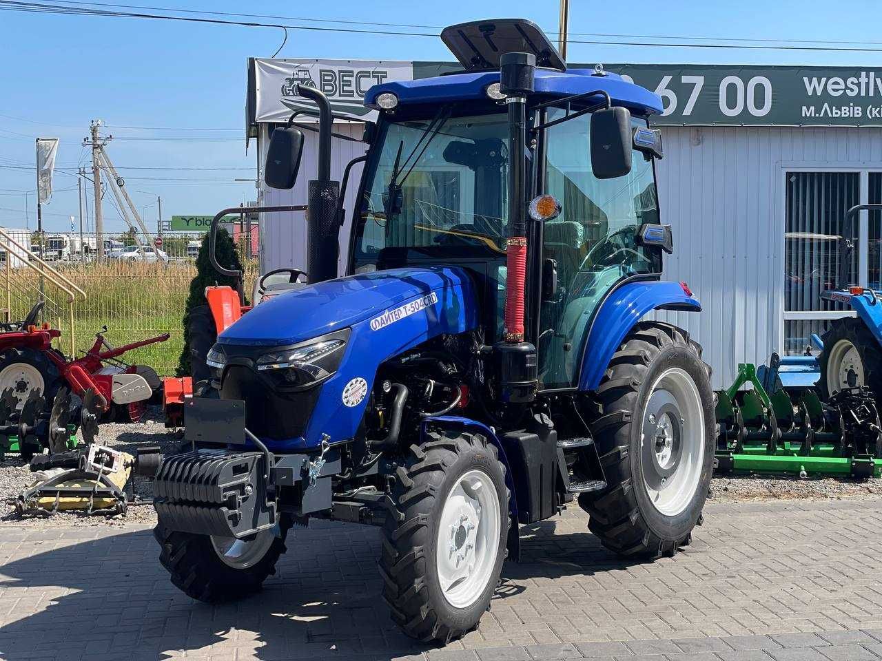 Китайський трактор ФАЙТЕР Т-504CRD!50к.с.!КАБІНА+Кондиціонер!РЕВЕРС!