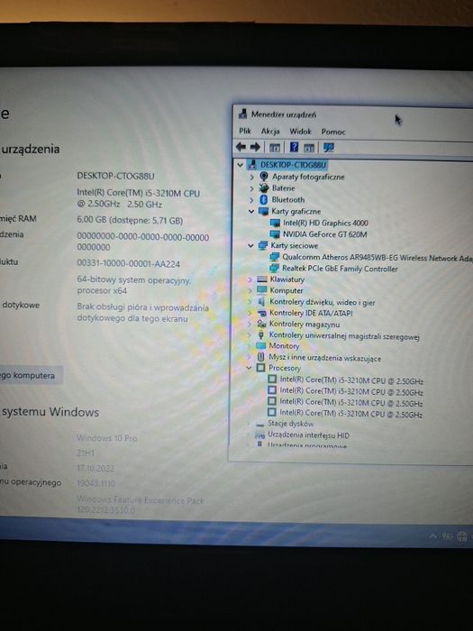 Laptop Samsung NP300E5C-S02PL i5-3210M/GT620M/6GB/750GB