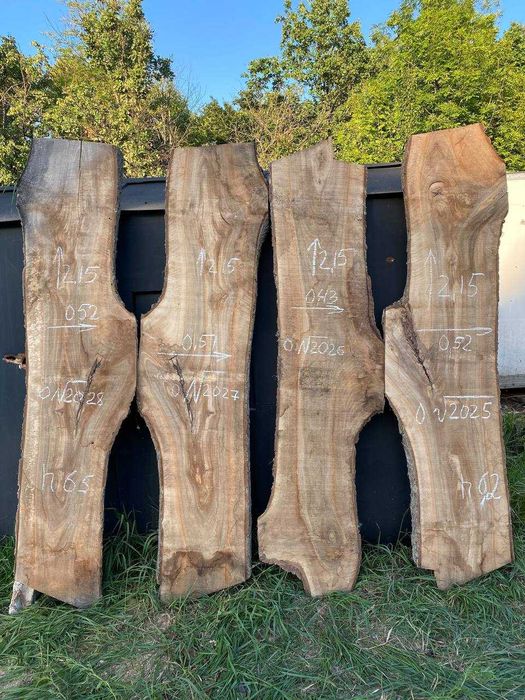 Розпродаж Слеб, сляб, орех, акация корінь ореха поперечний срез