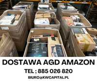 PALETY AMAZON ZWROTY, dostawa domowego AGD