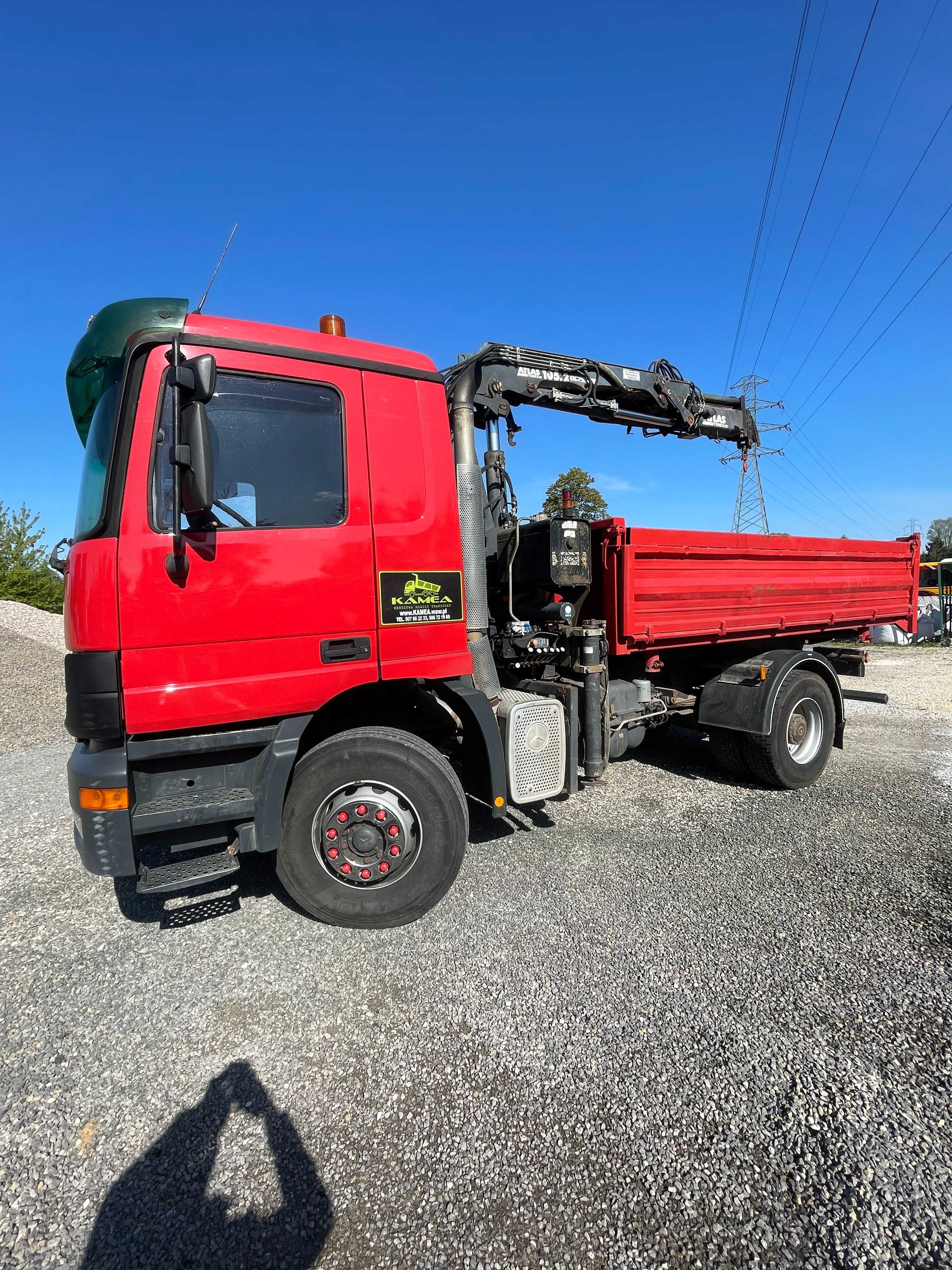 Mercedes Actros wywrotka Meiller HDS 350 tys.
