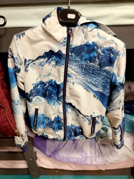 kurtka zimowa narciarska chłopięca 122