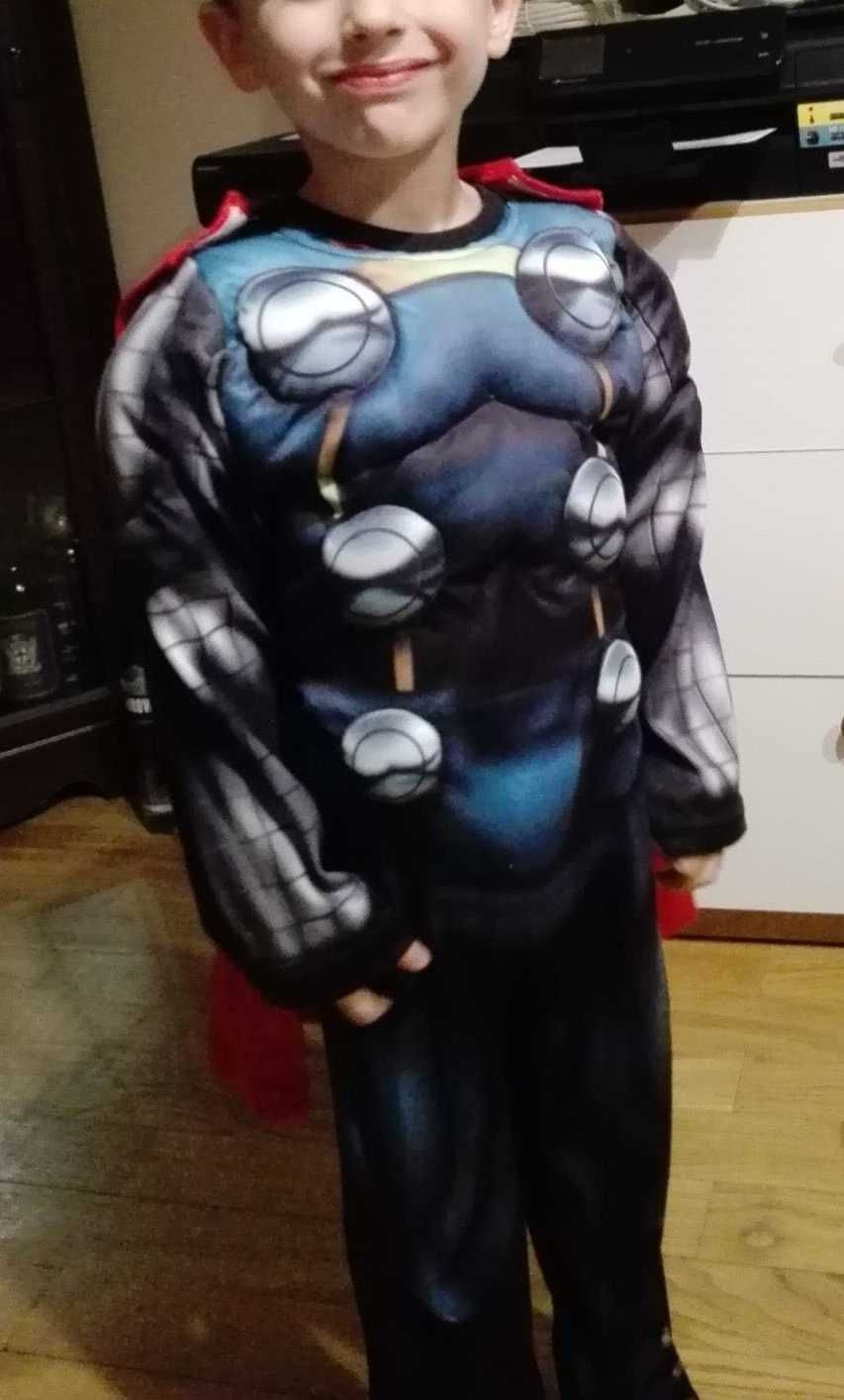 Strój Przebranie Thor Avengers Kostium dla chłopca rozm. 104 4-5 lat