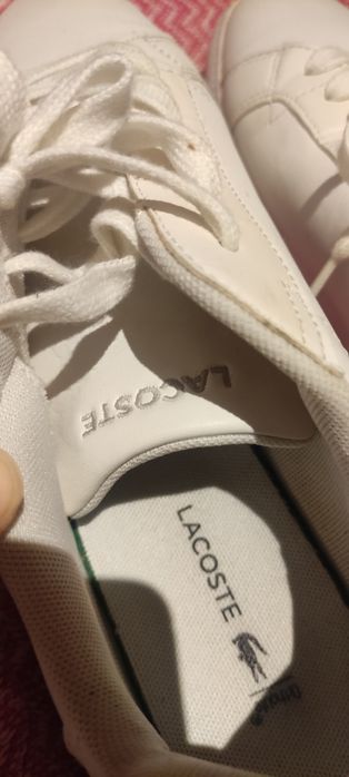 Sapatilhas Lacoste branca número 40