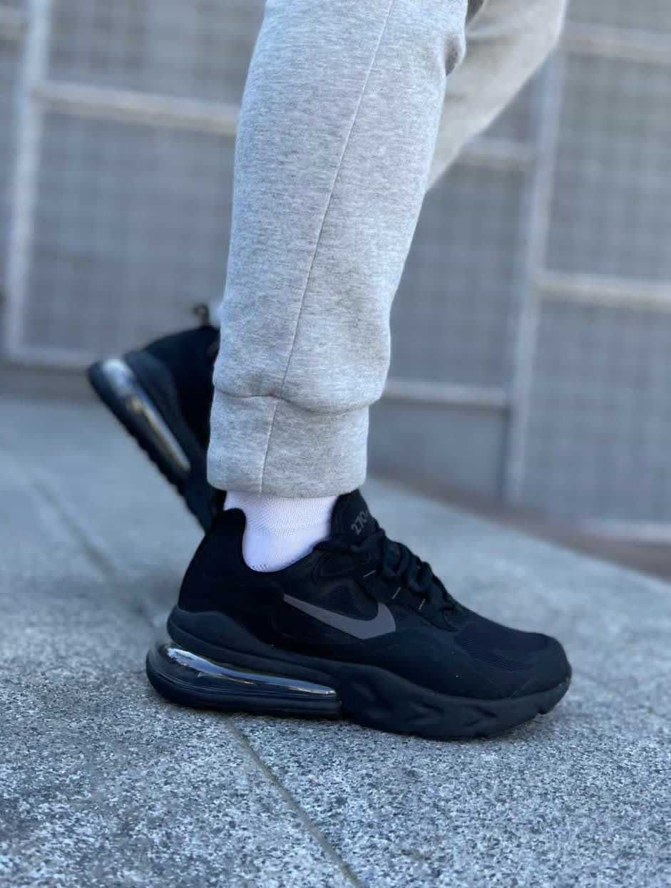 Кросівки Nike Air Max 270 react black кросівки чоловічі Найк демісезон