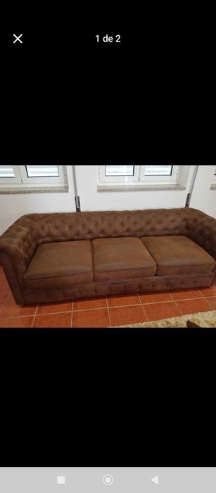 Sofá Chesterfield 3 lugares