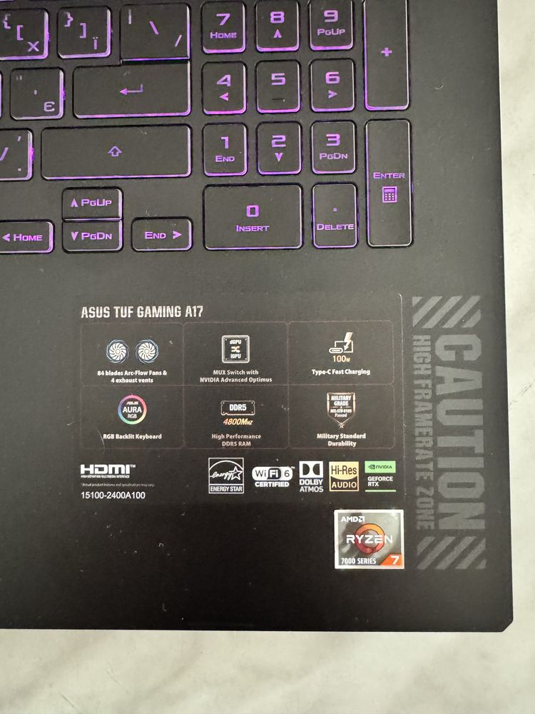 Продам ігровий ноутбук ASUS