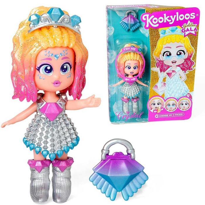 Kookyloos Golden Gala Laleczka z torebeczką Crystal