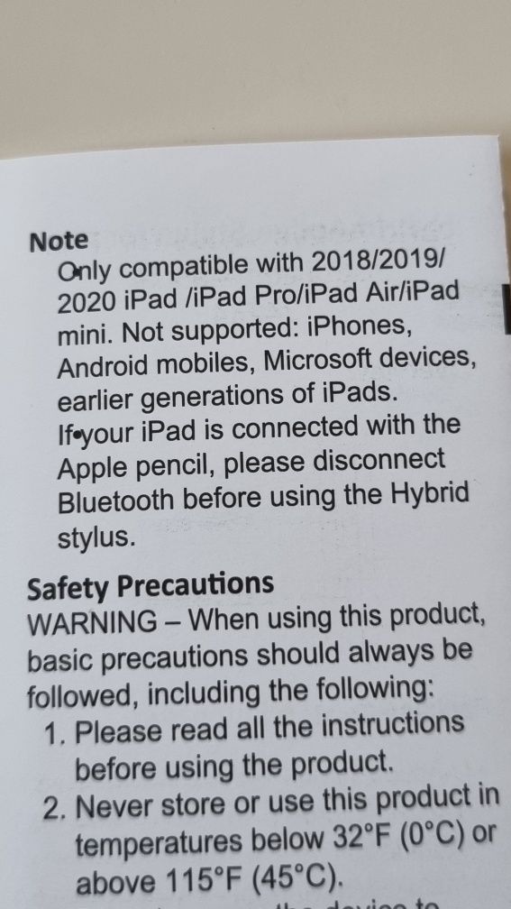 Aktywny stylus, rysik do iPada