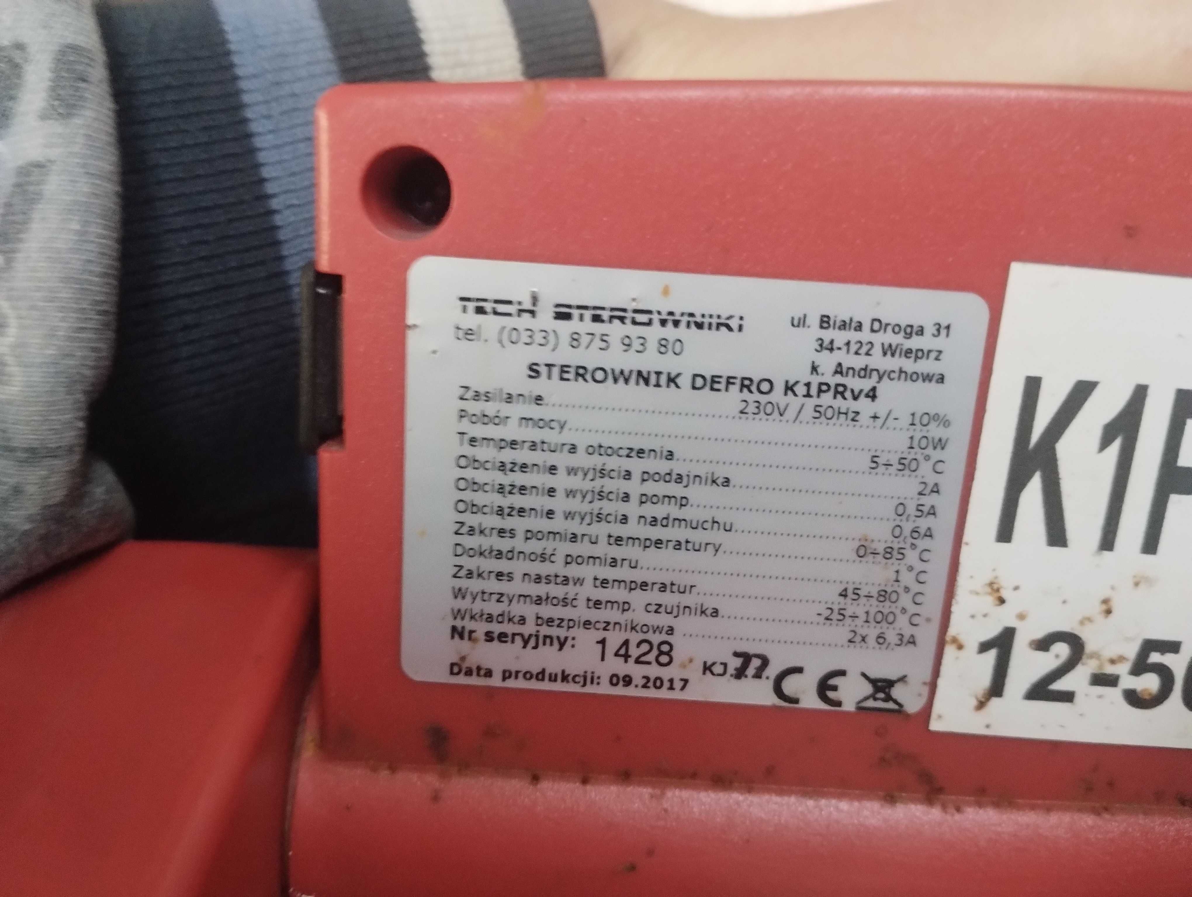 Sterownik kotła pieca Defro K1PR v.4 sprawny