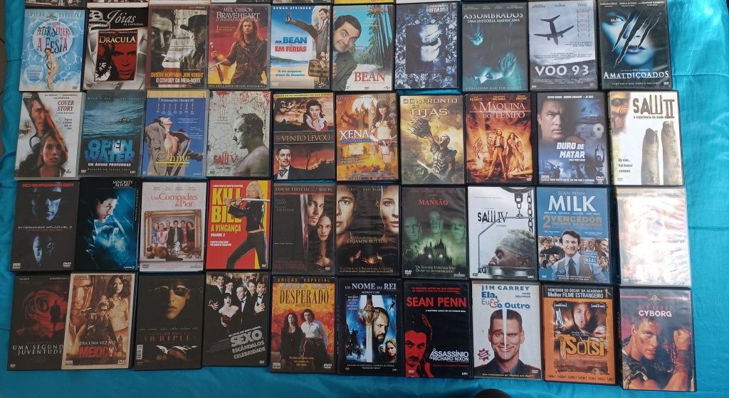 Coleção de filmes em DVD, 5€ cada.