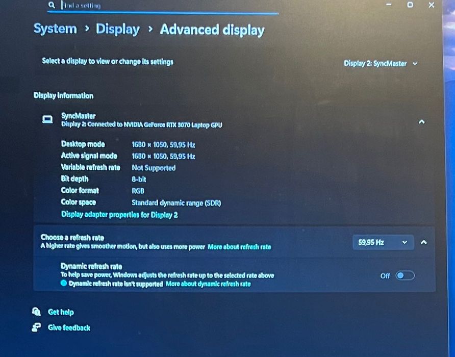 Monitor Samsung SyncMaster 223BW – 21,6”, 1680×1050