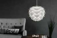 Lampa Umage Silvia Mini Create wraz zawieszeniem.