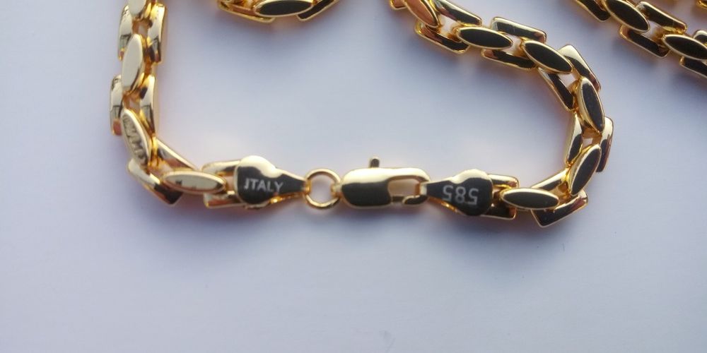 Złota bransoletka, bransoletka, biżuteria,585,14k,grawer, złoto,PP,750