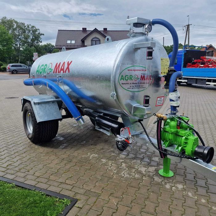 Beczkowóz 4000 litrów, Agro Max. Wóz asenizacyjny