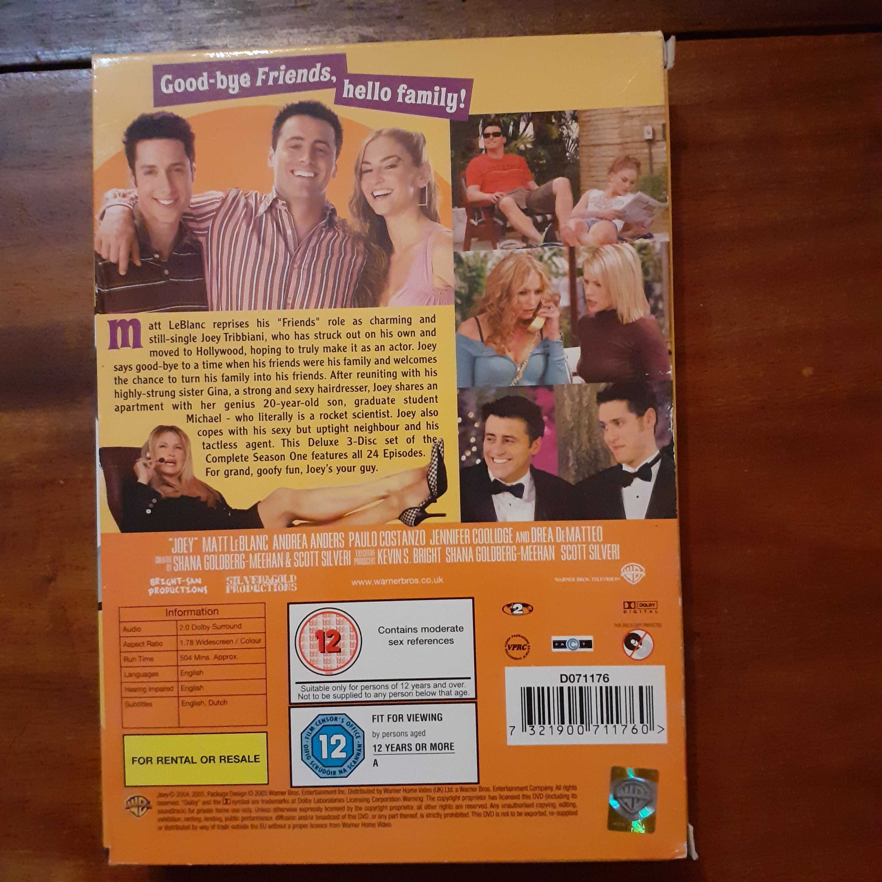 DVD - The Complete First Season Joey