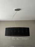 Lampa żyrandol z kryształkami