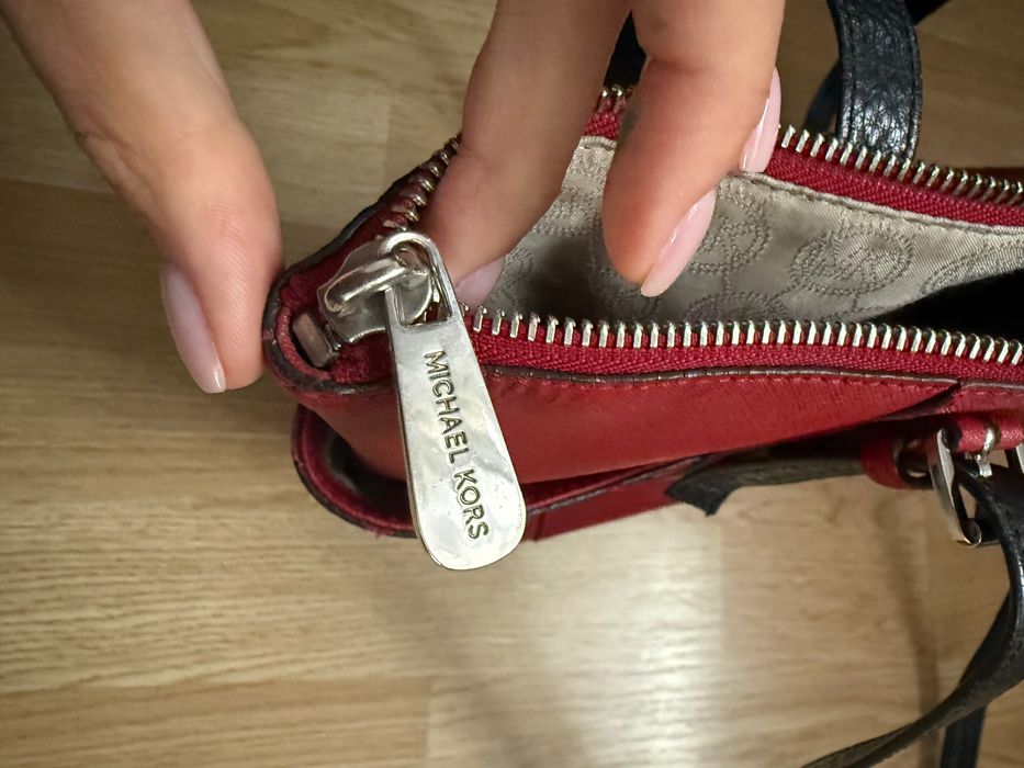 Michael Kors czerwona shoperka Torebka