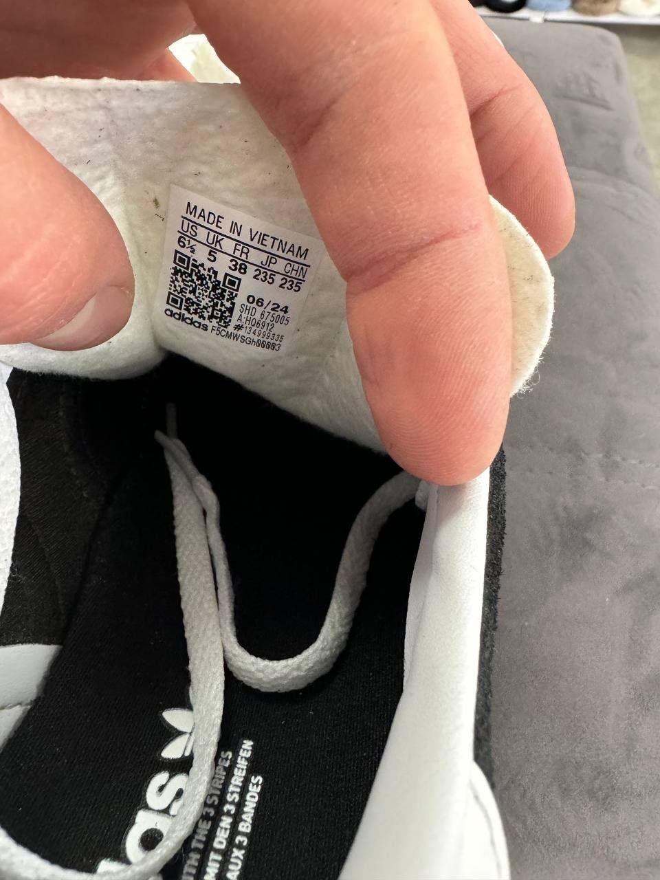 ОРИГІНАЛ 100% Кросівки Adidas Gazelle Bold Shoes Black Hq6912 38