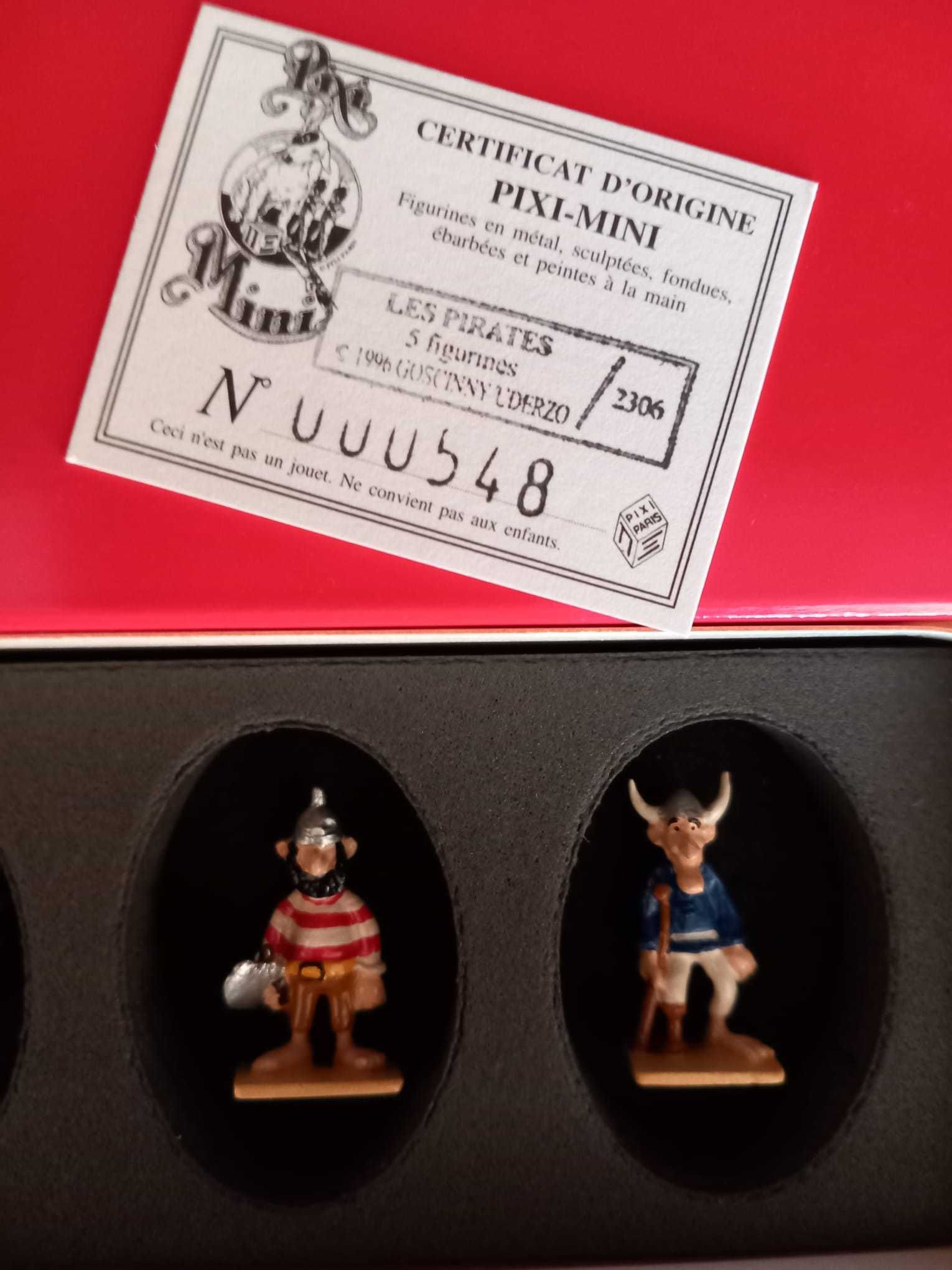 Os Piratas 5 Figuras Asterix PIXI mini