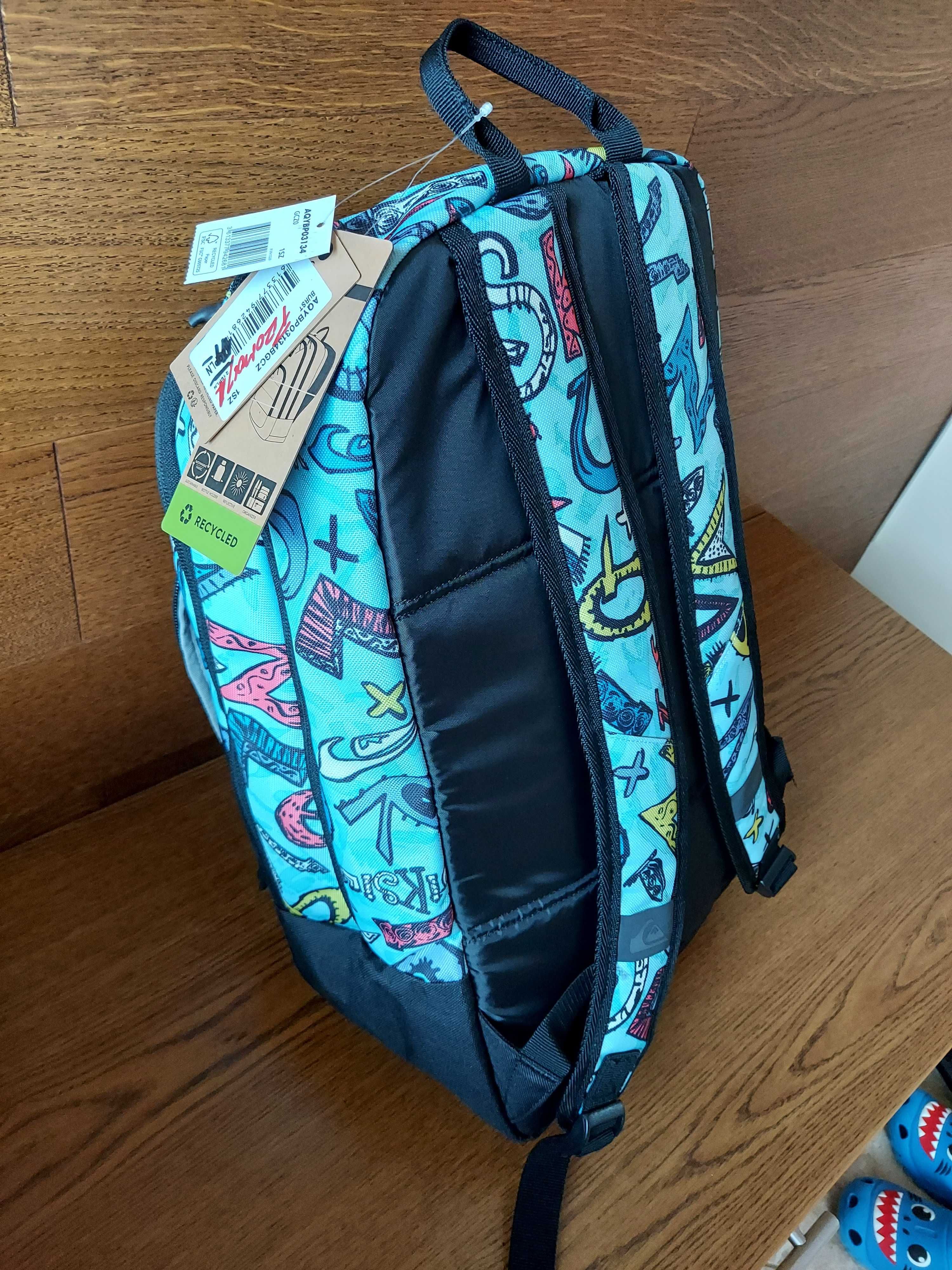 Quiksilver nowy plecak szkolny wycieczkowy 27l