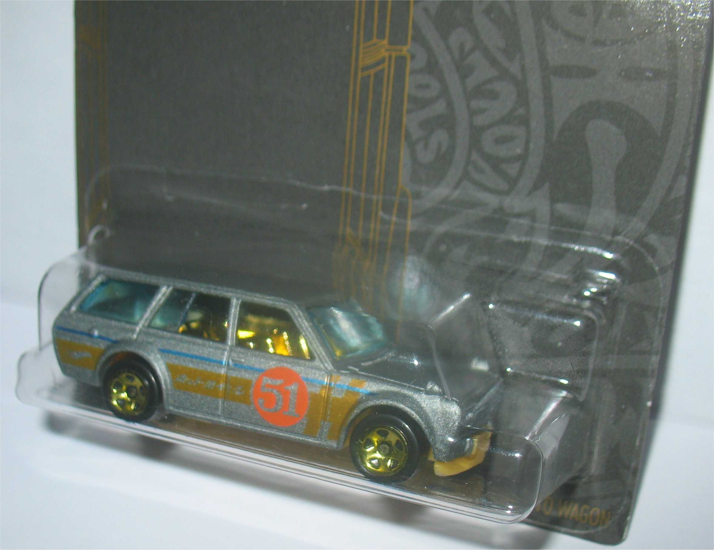 Hot Wheels - 71 Datsun Bluebrid 510 Wagon - Satin and Chrome (2019)