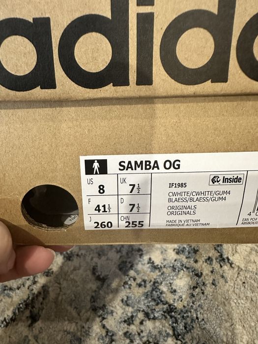 Кросівки Адідас SAMBA OG SHOES