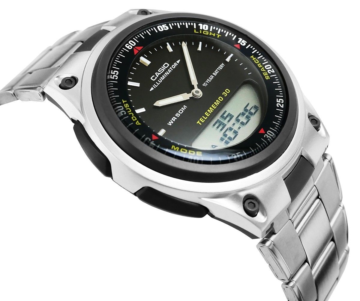 zegarek męski casio dual aw-80d-1avdf + box