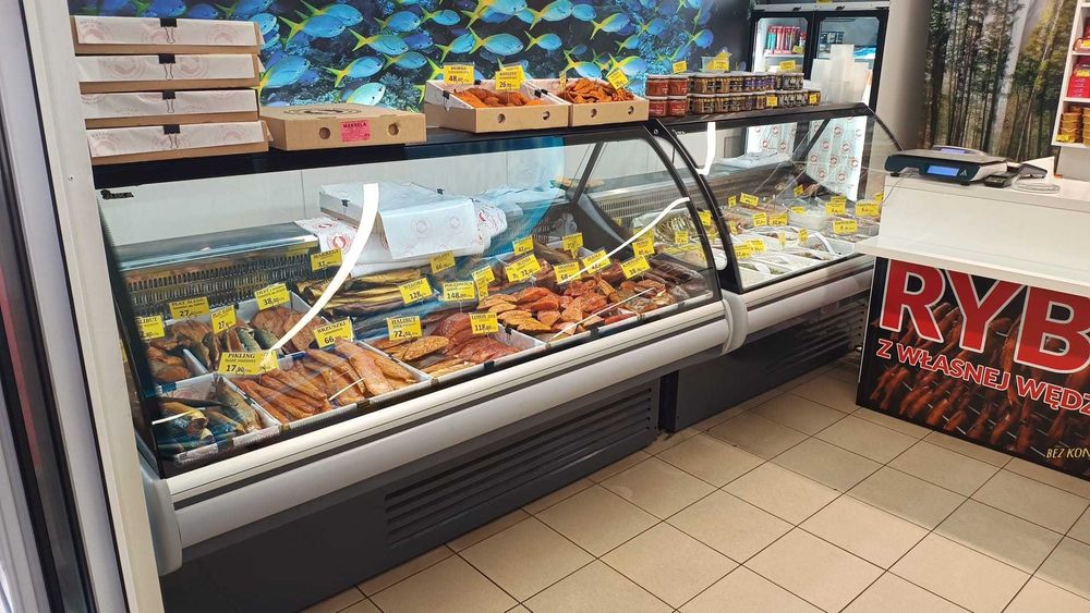 NOWA lada od ręki chłodnicza witryna JUKA 130, 160 190cm 260cm lodówka