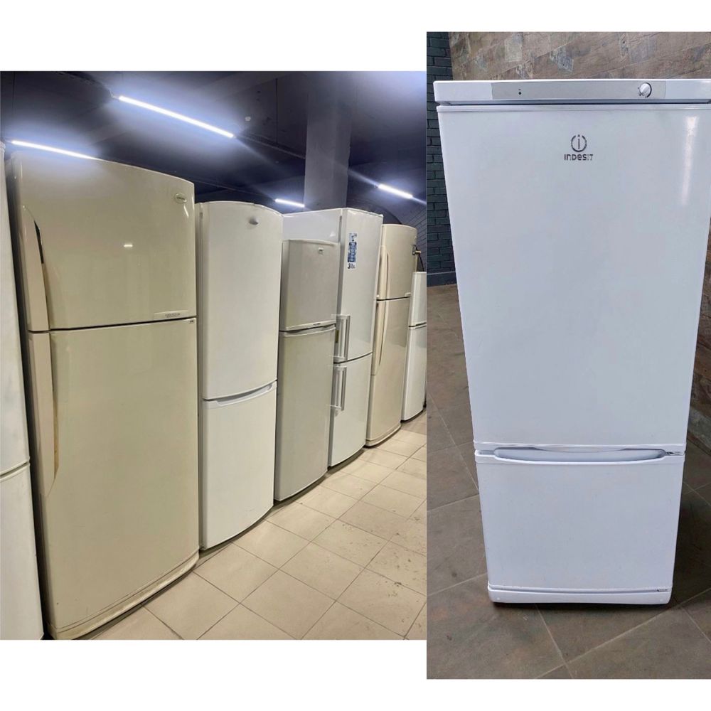 Гарний холодильник Indesit ITI 5181 S з Польщі. Робочий