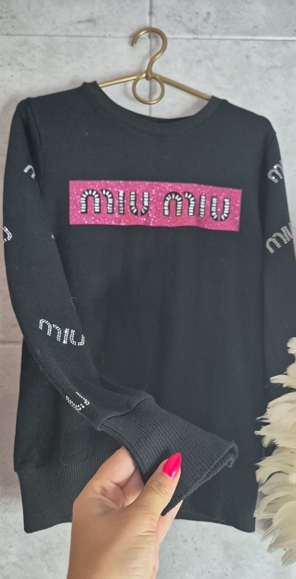 Sweterek miu miu S