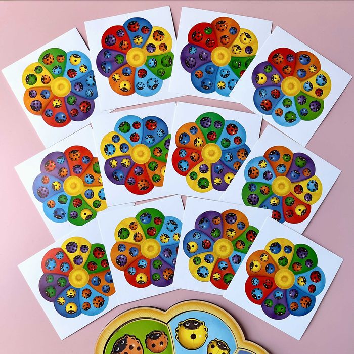 Sorter z kartkamy "Kwiat sedmiopłatkowy-2"