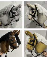 Hobby horse z ogłowiem A4 RÓŻNE kolory