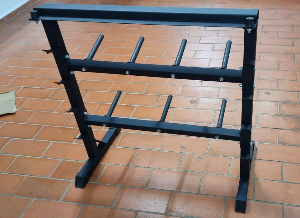 Rack para arrumação de pesos