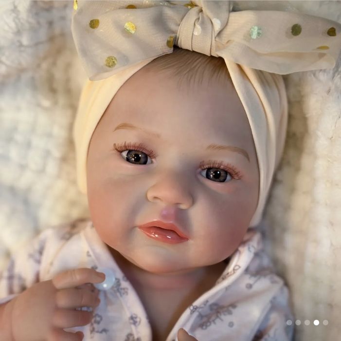 Lalka jak żywe dziecko reborn piękna NOWA duża 46cm , cala gumowa , br