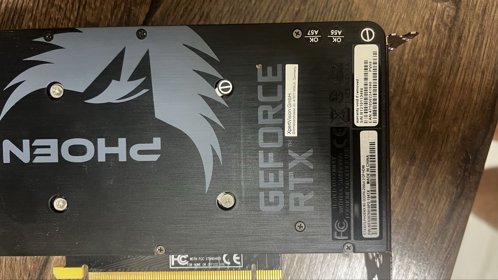 Продам видеокарту Gainward Phoenix GeForce RTX 3070 8GB